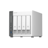 QNAP TS-433-4G NAS Tower ARM Cortex-A55 4 GB 4 Baías HDD/SSD 2.5"/3.5" 2.5GbE RAID Branco - 4711103080993