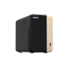 QNAP TS-264-8G NAS Tower Intel Celeron N5095 8 GB DDR4 2 Baías HDD/SSD 2.5"/3.5" 2.5GbE RAID Preto - 4711103082331