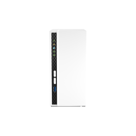 QNAP TS-233 NAS Tower Cortex-A55 2 GB DDR4 2 Baías HDD/SSD 2.5"/3.5" SATA II SATA III 1GbE RAID Branco - 4711103080597