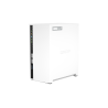 QNAP TS-233 NAS Tower Cortex-A55 2 GB DDR4 2 Baías HDD/SSD 2.5"/3.5" SATA II SATA III 1GbE RAID Branco - 4711103080597