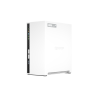 QNAP TS-233 NAS Tower Cortex-A55 2 GB DDR4 2 Baías HDD/SSD 2.5"/3.5" SATA II SATA III 1GbE RAID Branco - 4711103080597