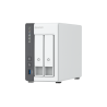 QNAP TS-216G NAS Tower Cortex-A Cortex-A55 4 GB DDR4 2 Baías HDD/SSD 2.5"/3.5" 2.5GbE Branco - 4711103085066