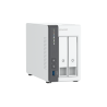 QNAP TS-216G NAS Tower Cortex-A Cortex-A55 4 GB DDR4 2 Baías HDD/SSD 2.5"/3.5" 2.5GbE Branco - 4711103085066