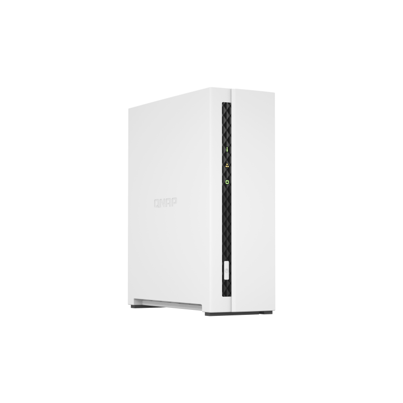 QNAP TS-133 NAS Tower Cortex-A55 2 GB DDR4 1 Baía HDD/SSD 1GbE Branco - 4711103080603
