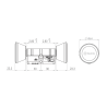 iLOQ ILOQ-S50-CYLINDER-3030-DOUBLE-LL