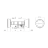 iLOQ ILOQ-S50-CYLINDER-3030-DOUBLE-L