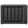 Synology Diskstation DS1525+ NAS Tower AMD Ryzen V1500B 8 GB DDR4 5 Baías HDD/SSD 2.5GbE Preto - 4711174726011