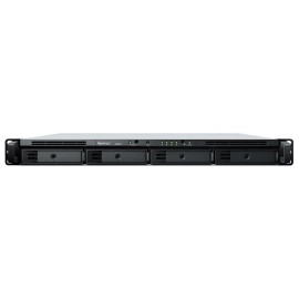 Synology RackStation RS822+ NAS Rackmount 1U AMD Ryzen V1500B 2 GB DDR4 4 Baías HDD/SSD 3.5"/2.5" 1GbE - 4711174724741
