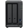 Synology Diskstation DS725+ NAS Tower AMD Ryzen R1600 4 GB DDR4 2 Baías HDD/SSD 2.5"/3.5" 2.5GbE Preto - 4711174726035
