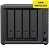 Synology Diskstation DS425+ NAS Tower Intel Celeron J4125 6 GB DDR4 4 Baías HDD/SSD 1GbE 2.5GbE Preto - 8435797000308