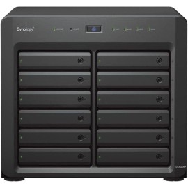Synology Diskstation DS3622XS+ NAS Tower Intel Xeon D-1531 16 GB DDR4 ECC SODIMM 12 Baías HDD/SSD 1GbE 10GbE RAID Preto - 4711174724208