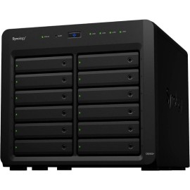 Synology Diskstation DS2422+ NAS Tower AMD Ryzen V1500B 4 GB DDR4 ECC SODIMM 12 Baías HDD/SSD 1GbE Preto - 4711174723980