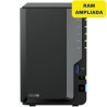 Synology Diskstation DS225+ NAS Tower Intel Celeron J4125 6 GB DDR4 2 Baías HDD/SSD 3.5"/2.5" 2.5GbE Preto - 8435797000292