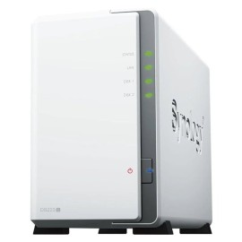 Synology Diskstation DS223J NAS Tower Realtek RTD1619B 1 GB DDR4 2 Baías HDD/SSD 1GbE Branco - 4711174724765