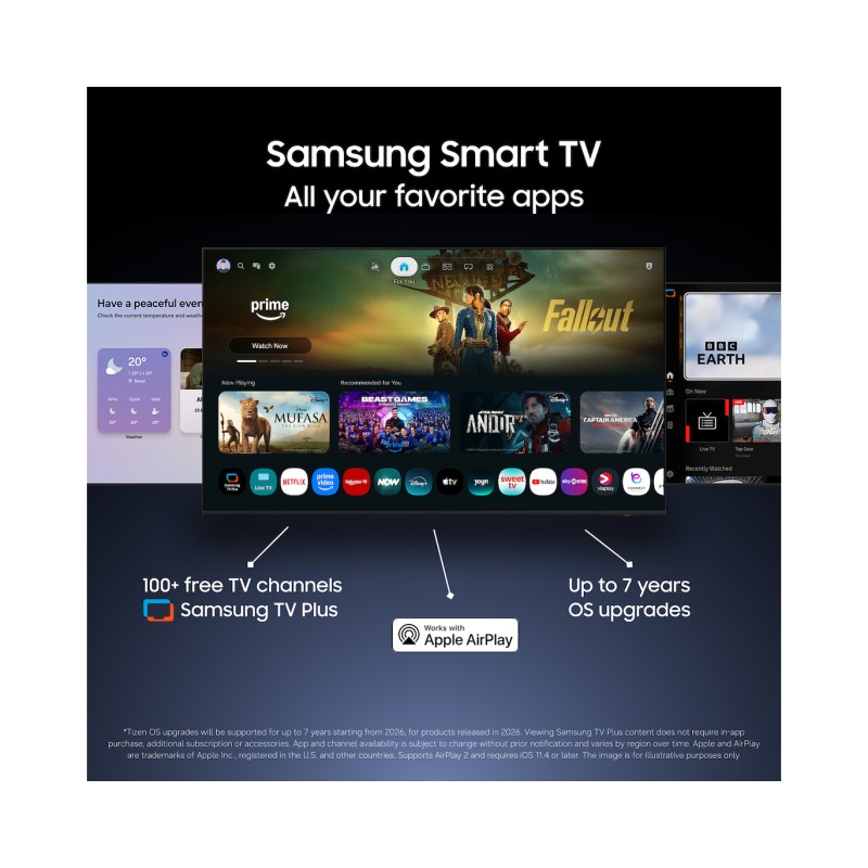 Samsung TQ48S90HAEXXC OLED TV Plano 121,9 cm (48") 4K Ultra HD, Smart TV, Wi-Fi, Ethernet, LAN, Bluetooth, Preto - 8806099008062