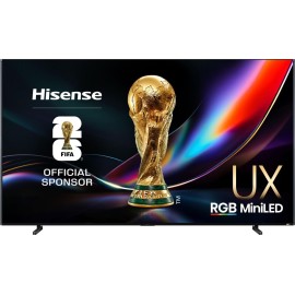 Hisense 116UXQ RGB-MiniLED TV Plano 295 cm (116") 4K Ultra HD, Smart TV, Wi-Fi, Ethernet, LAN, Bluetooth, Cinzento - 6942351423159
