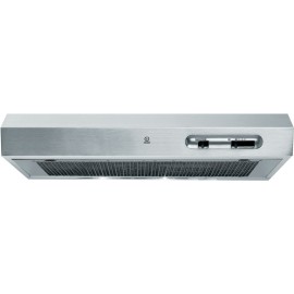 INDESIT ISLK 66 LSX Exaustor de Encastre, 272 m3/h, 59,9 cm, Aço inoxidável - 8050147552506