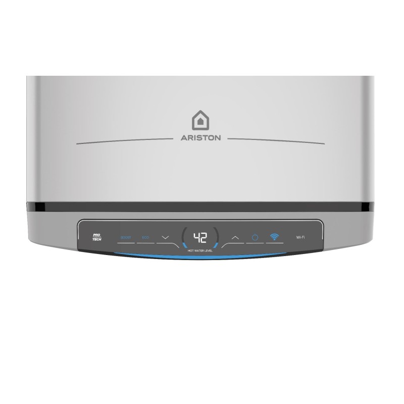 Ariston VELIS TECH DRY WIFI 50 ES EU PT+ Termoacumulador, 50 L, Branco, Cinzento - 4018046 - 5411692226152