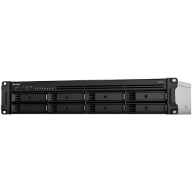 Synology RackStation RS1221+ NAS Rackmount 2U AMD Ryzen V1500B 4 GB DDR4 8 Baías HDD/SSD 1GbE - 4711174723683