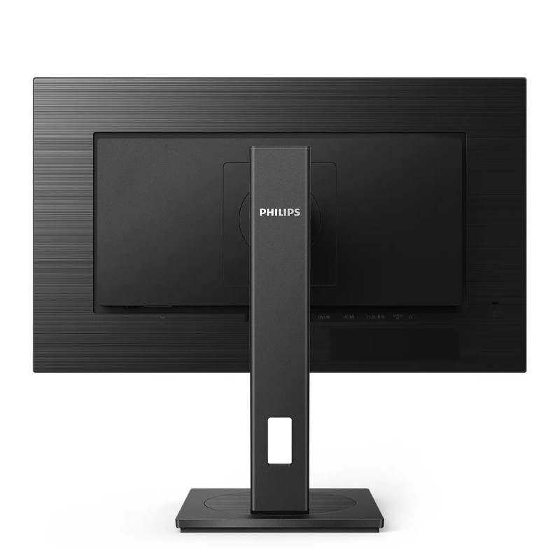 Philips S-Line 242S1AE LED Monitor Profissional Plano, 60,5 cm (23.8"), 1920 x 1080 pixels Full HD, 75Hz, HDMI, DisplayPort, Ajuste de Altura, Pivot, Altifalantes Integrados, Preto - 242S1AE/00 - 8712581764296