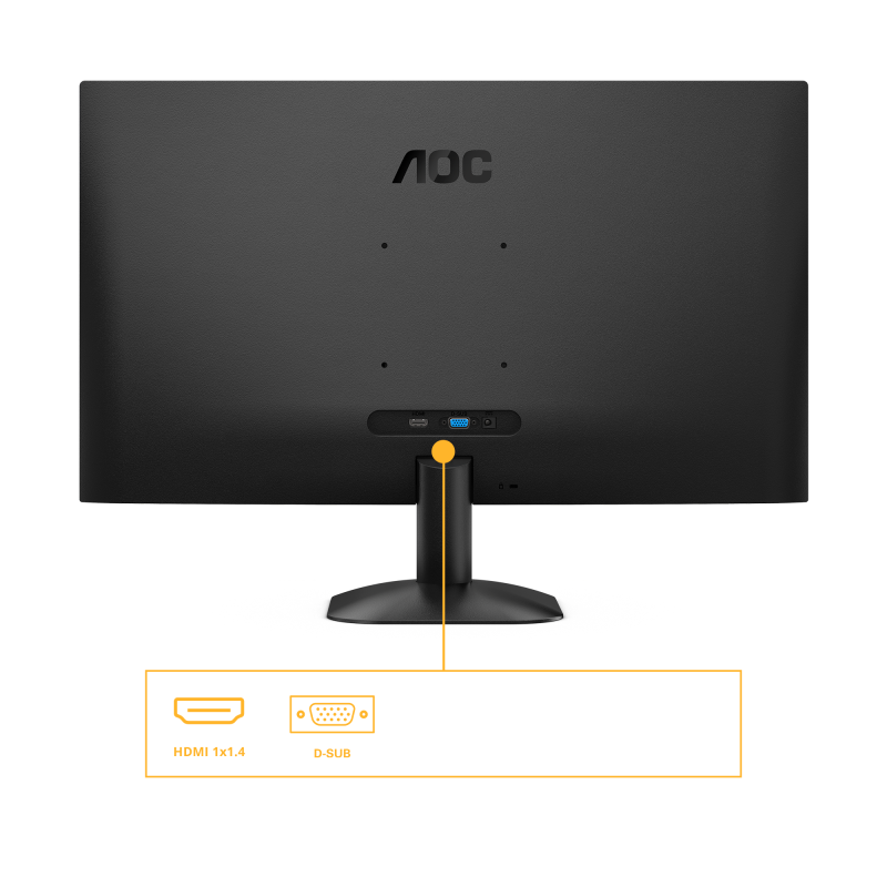 AOC B3 27B31H IPS Monitor Plano, 68,6 cm (27"), 1920 x 1080 pixels Full HD, 120Hz, HDMI, Preto - 27B31H - 4038986182225