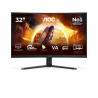 AOC G4 C32G42ZE LED Monitor Gaming Curvo, 80 cm (31.5"), 1920 x 1080 pixels Full HD, 240Hz, HDMI, DisplayPort, Ajuste de Inclinação, Preto Vermelho - C32G42ZE - 4038986183093