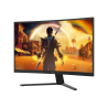 AOC G4 C32G42ZE LED Monitor Gaming Curvo, 80 cm (31.5"), 1920 x 1080 pixels Full HD, 240Hz, HDMI, DisplayPort, Ajuste de Inclinação, Preto Vermelho - C32G42ZE - 4038986183093