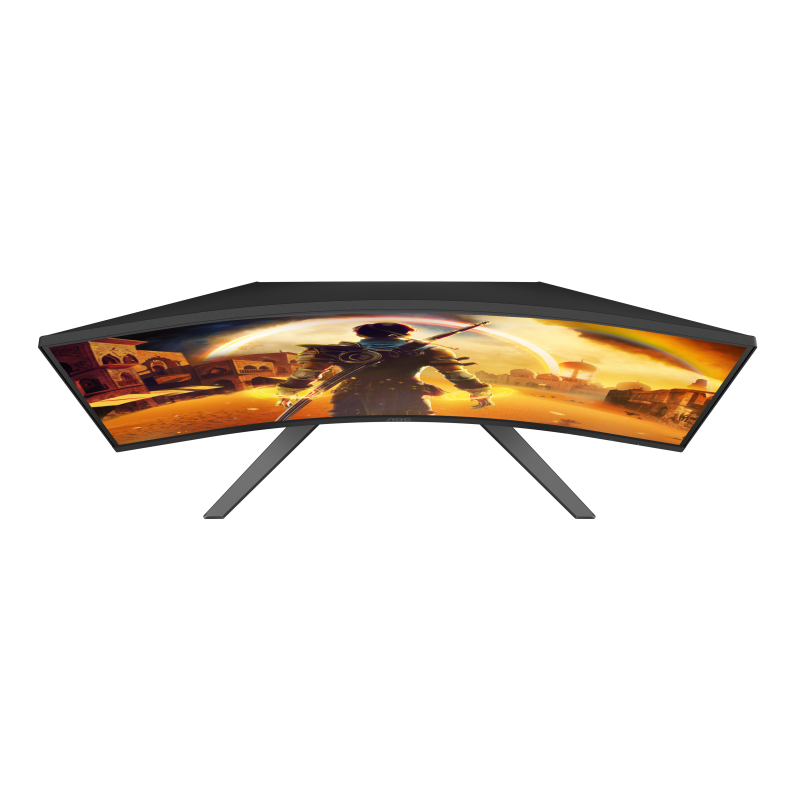 AOC G4 C32G42ZE LED Monitor Gaming Curvo, 80 cm (31.5"), 1920 x 1080 pixels Full HD, 240Hz, HDMI, DisplayPort, Ajuste de Inclinação, Preto Vermelho - C32G42ZE - 4038986183093