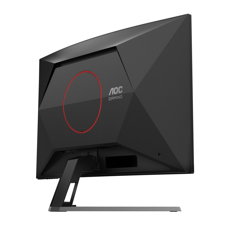 AOC G4 C32G42ZE LED Monitor Gaming Curvo, 80 cm (31.5"), 1920 x 1080 pixels Full HD, 240Hz, HDMI, DisplayPort, Ajuste de Inclinação, Preto Vermelho - C32G42ZE - 4038986183093