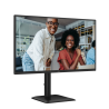 AOC E4 Q27E4U LED Monitor Profissional Plano, 68,6 cm (27"), 2560 x 1440 pixels Quad HD, 120Hz, HDMI, DisplayPort, Ajuste de Altura, Pivot, Altifalantes Integrados, Preto - Q27E4U - 4038986182812