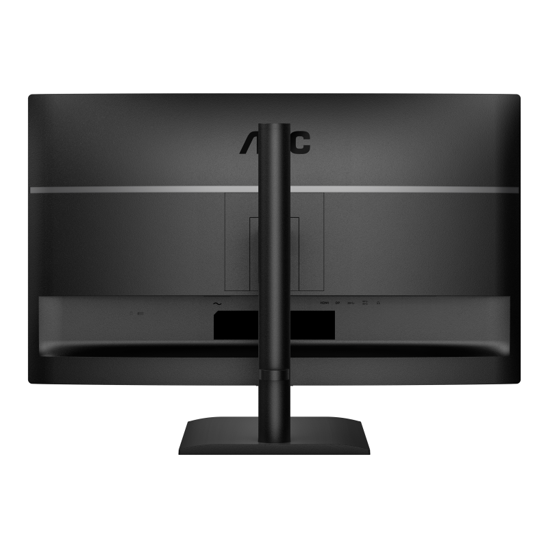 AOC E4 Q27E4U LED Monitor Profissional Plano, 68,6 cm (27"), 2560 x 1440 pixels Quad HD, 120Hz, HDMI, DisplayPort, Ajuste de Altura, Pivot, Altifalantes Integrados, Preto - Q27E4U - 4038986182812