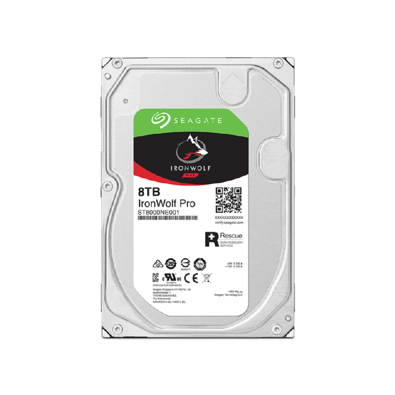 Seagate IronWolf Pro 8TB Disco HDD 8 TB 7200 RPM 256 MB SATA III 3.5" - ST8000NT001 - 5415247303817