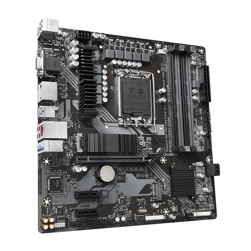 Gigabyte B760M DS3H DDR4 Motherboard Intel B760 Socket LGA 1700 DDR4 micro ATX PCIe 4.0 M.2 - 9MB76MS34-00-10 - 4719331850876