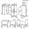 AEG TX6MR531EE Frigorífico Americano Side by Side Independente, 532 L, TwinTech No Frost, MultiFlow, Preto - 7333394144047