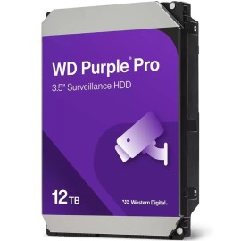 Western Digital WD Purple Pro Smart Video Surveillance 12TB Disco HDD 12 TB 7200 RPM 512 MB SATA III 3.5" - WD122PURP
