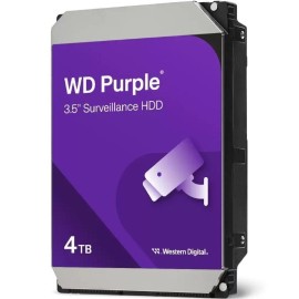 Western Digital WD Purple Surveillance 4TB V4 Disco HDD 4 TB 128 MB SATA III 3.5" - WD44PURZ-85CPDY0 - 0718037905778