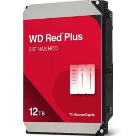 Western Digital WD Red Plus NAS 12TB V2 Disco HDD 12 TB 7200 RPM 512 MB SATA III 3.5" - WD120EFGX - 0718037906218