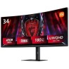 Xiaomi G34WQi VA Monitor Gaming Curvo, 86,4 cm (34"), 3440 x 1440 pixels WQHD, 180Hz, DisplayPort, HDMI, Ajuste de Altura, RGB, Preto - ELA5454EU - 6941948702097