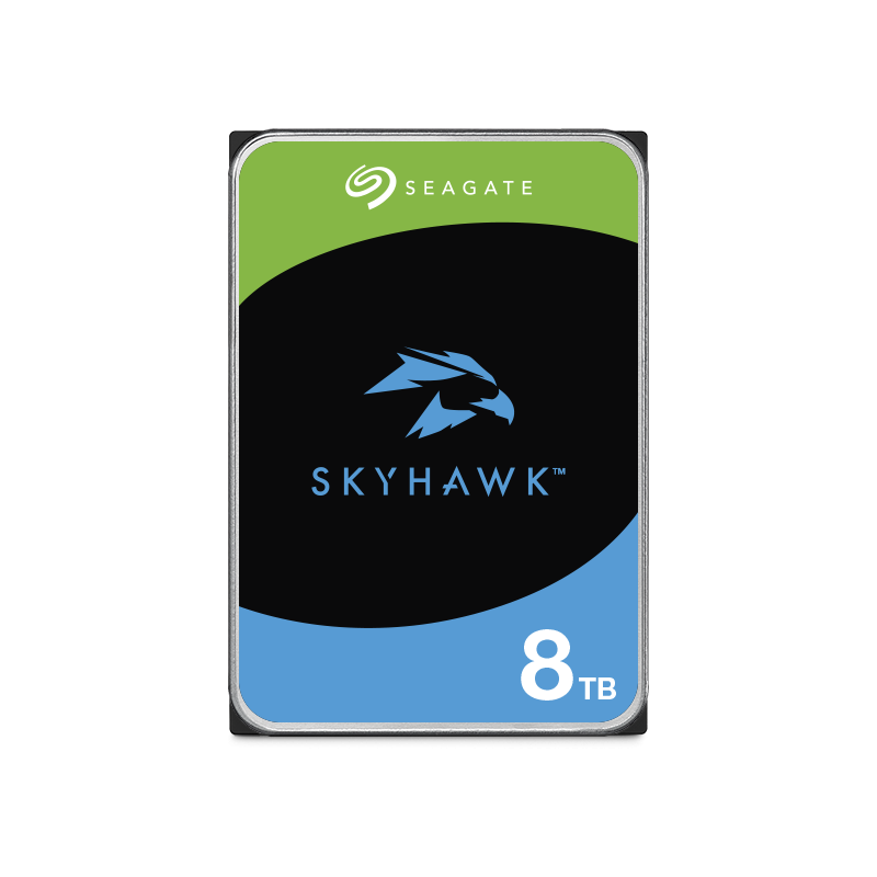 Seagate SkyHawk Surveillance 8TB Disco HDD 8 TB 5400 RPM 256 MB SATA III 3.5" - ST8000VX010 - 8719706028325
