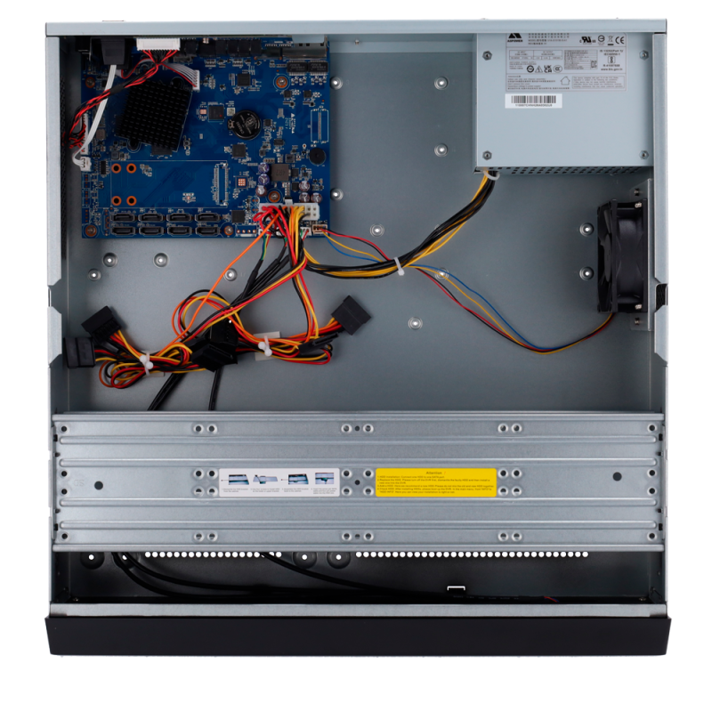 X-Security XS-NVR6864A-WIZ Gravador NVR, 64 CH, 64 IP, 16 PoE, 32 MP, 384 Mbps, 8 HDD até 128 TB, HDMI 4K e VGA, IA, WizSense, Metadados e AcuPick - 8435325487236