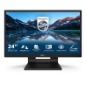 Philips 242B9T LCD Monitor Profissional Touch Screen SmoothTouch Plano, 60,5 cm (23.8"), 1920 x 1080 pixels Full HD, 60Hz, HDMI, DisplayPort, Ajuste de Altura, Altifalantes Integrados, Tátil, Preto - 242B9T/00 - 8712581756802
