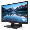Philips 242B9T LCD Monitor Profissional Touch Screen SmoothTouch Plano, 60,5 cm (23.8"), 1920 x 1080 pixels Full HD, 60Hz, HDMI, DisplayPort, Ajuste de Altura, Altifalantes Integrados, Tátil, Preto - 242B9T/00 - 8712581756802