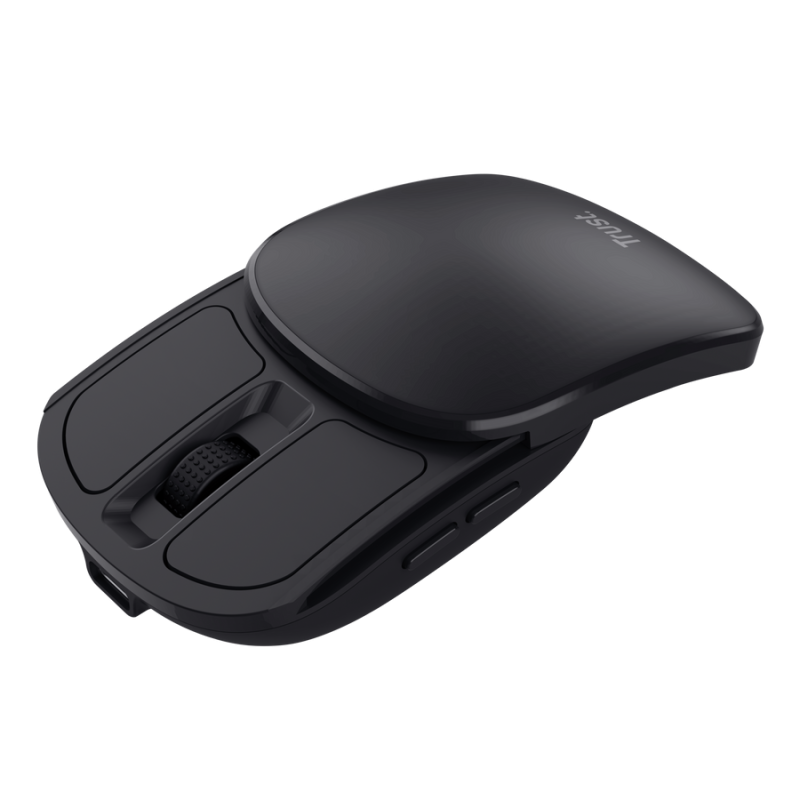 Trust Zylo Rato Sem Fios RF Wireless Ambidestro 2400 DPI Ótico 6 Botões Preto - 25733 - 8713439257335