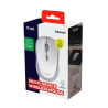 Trust Yvi+ Rato Sem Fios RF/Bluetooth Universal Ambidestro 1600 DPI Ótico 3 Botões Branco - 25454 - 8713439254549