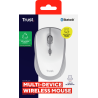 Trust Yvi+ Rato Sem Fios RF/Bluetooth Universal Ambidestro 1600 DPI Ótico 3 Botões Branco - 25454 - 8713439254549