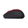 Trust Yvi+ Rato Sem Fios RF Wireless 1600 DPI Ótico 4 Botões Preto, Vermelho - 24550 - 8713439245509