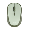 Trust Yvi+ Rato Sem Fios RF Wireless 1600 DPI Ótico 4 Botões Preto, Verde - 24552 - 8713439245523