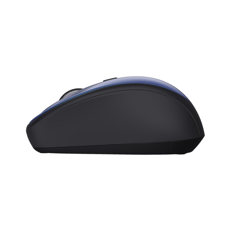 Trust Yvi+ Rato Sem Fios RF Wireless 1600 DPI Ótico 4 Botões Preto, Azul - 24551 - 8713439245516