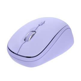 Trust Yvi+ Rato Sem Fios RF/Bluetooth Universal Ambidestro 1600 DPI Ótico 3 Botões Violeta - 25583 - 8713439255836