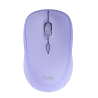 Trust Yvi+ Rato Sem Fios RF/Bluetooth Universal Ambidestro 1600 DPI Ótico 3 Botões Violeta - 25583 - 8713439255836